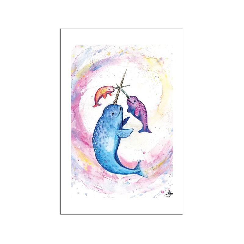 Three Muskateers Fine Art Paper Print by Marc Allante - Multi