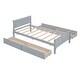 preview thumbnail 47 of 54, Twin Size Wood Platform Bed with 4 Drawers Storage Bed for Kids, Teens