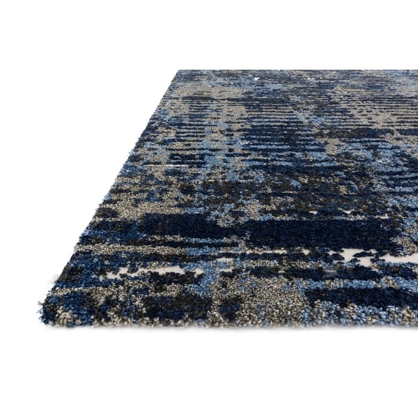 Alexander Home Cassidy Modern Abstract Area Rug On Sale Overstock 21869306 Dark Blue Grey 3 1 X 5 7