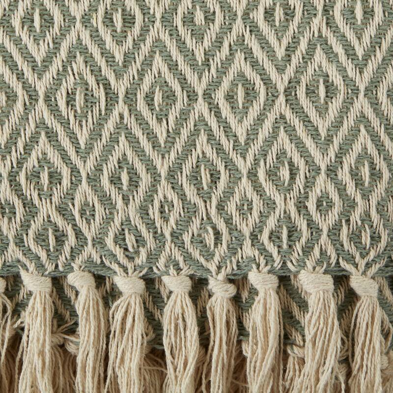 DII Stone Double Diamond Throw