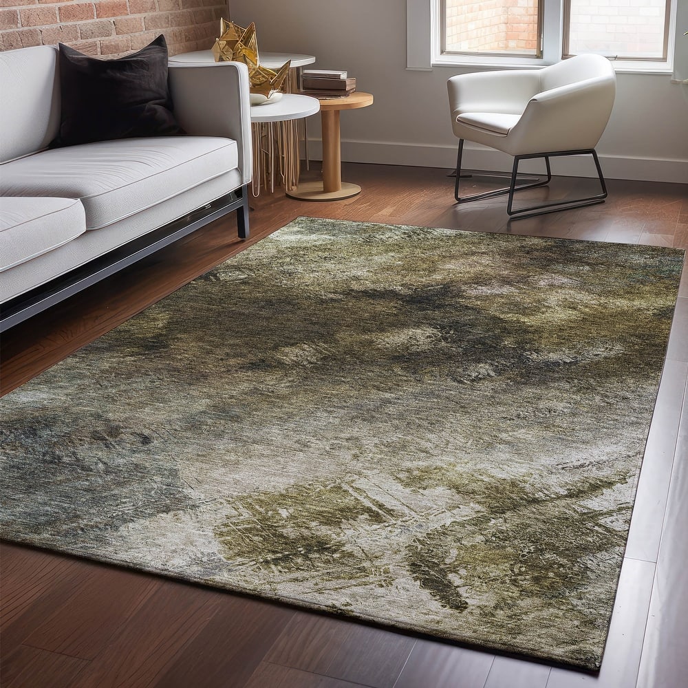 Premium Washable Super Soft Contemporary Abstract Mayfield Rug