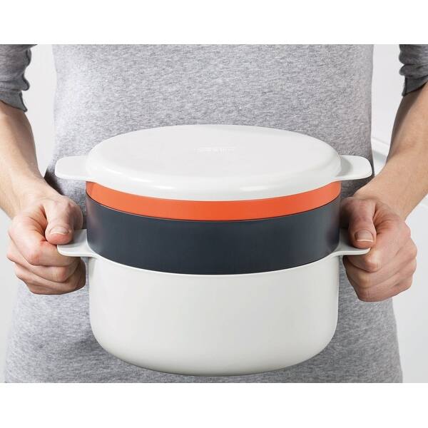 Joseph M Cuisine 4 Piece Stackable Microwave Cooking Joseph M Cuisine 4 Piece