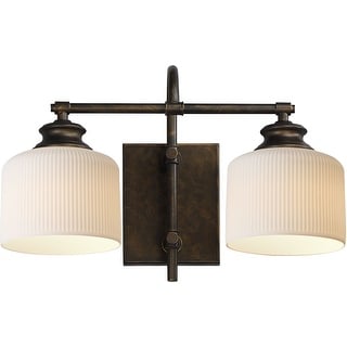 Maxim 21492WT Bisque 2 Light 10" Tall Wall Sconce