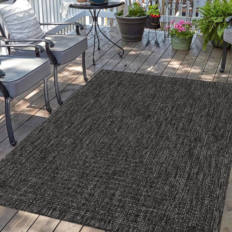 Machine Washable, Weather and UV Resistant Viola Design 4 color Option-Natural & Black & Red & Ivory