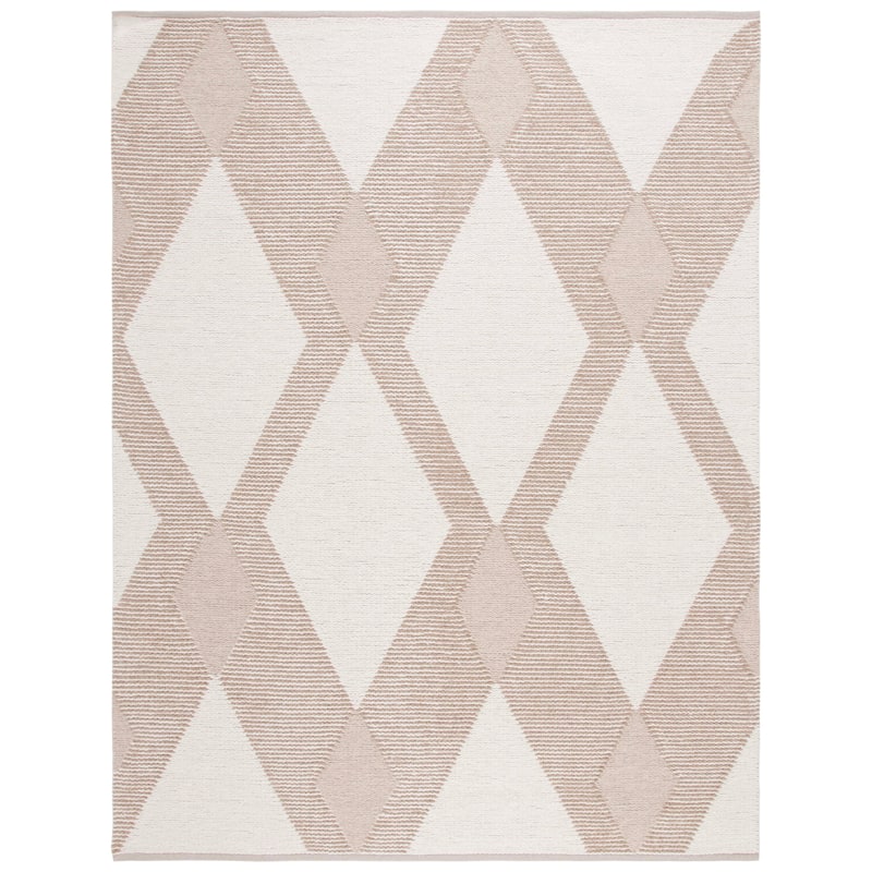 SAFAVIEH Handmade Natura Iridenta Diamond Boho Wool Rug