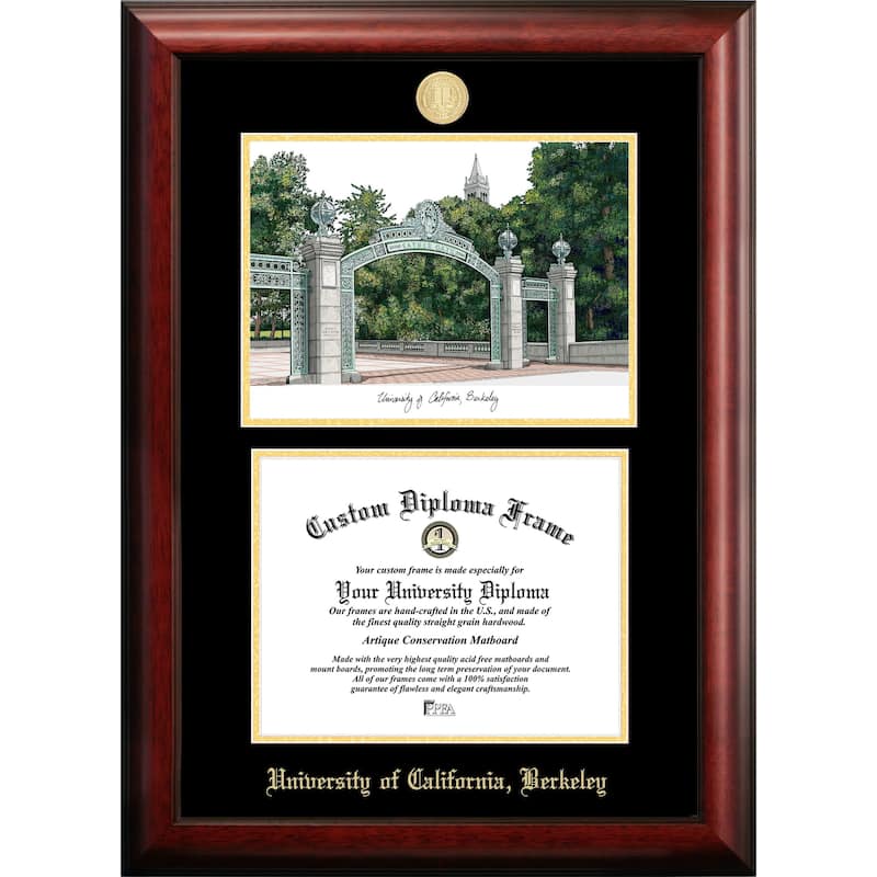 University of California, Berkeley 11w x 8.5h Gold Embossed Diploma