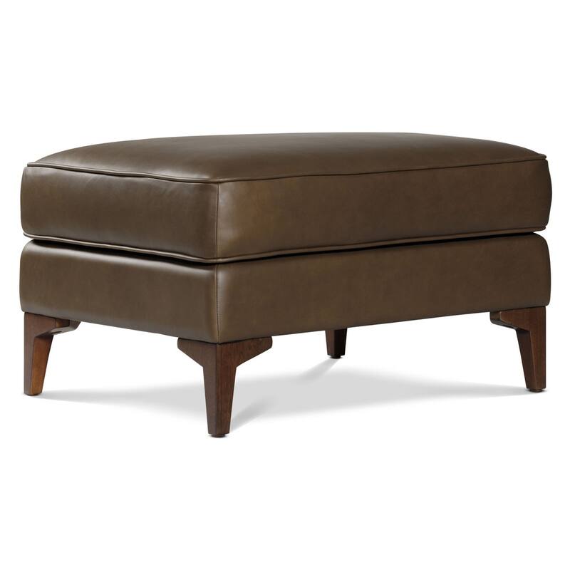 Poly & Bark Essex Genuine Italian Leather Rectangular Ottoman