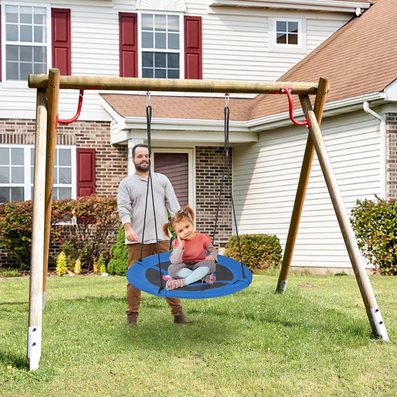 Goplus 40" Flying Saucer Tree Swing Indoor Outdoor Play Set Kids - See Details