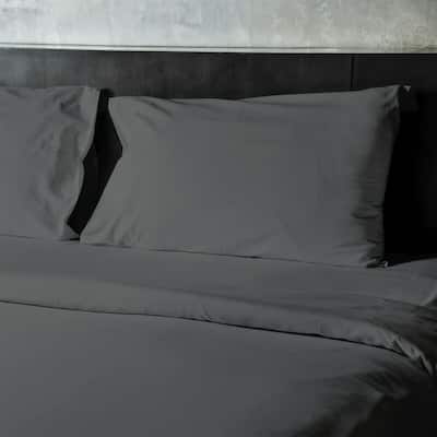4 Pieces Bamboo Fiber Blend Bed Sheet Set, Deep Pockets