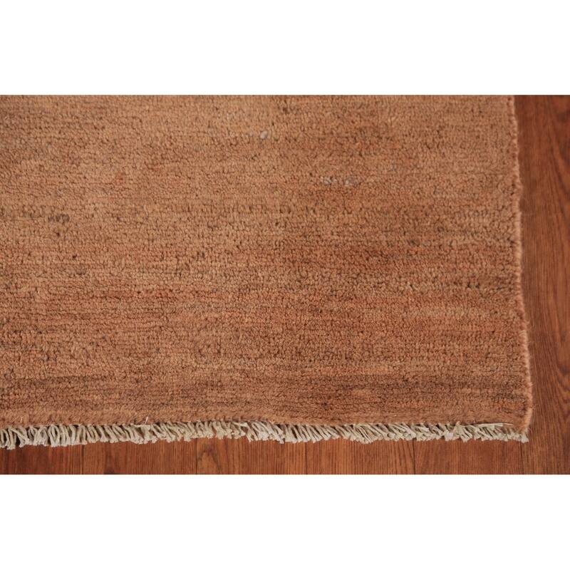 Tribal / Modern Gabbeh Oriental Area Rug Hand-Knotted Wool Carpet - 6'6" x 9'7"