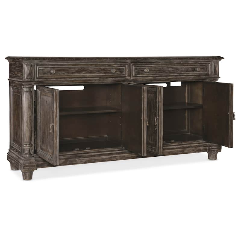 Hooker Furniture 5961-75900-BUFFET-A Traditions 76" Wide Wood Buffet