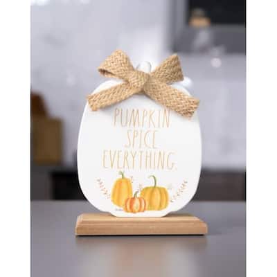 Rae Dunn Fall Pumpkin Décor - Pumpkin Plaque