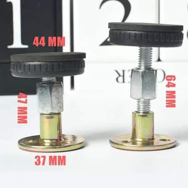 slide 2 of 2, Adjustable Thread Bed Frame Anti-Shake Tool Fixed Bed Does Not Vacillate Black