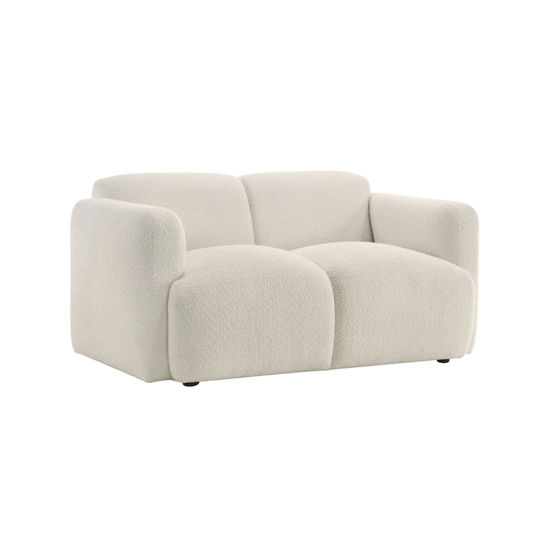 Sierra Ivory Boucle Accent Chair, Loveseat, Sofa, or Living Room Set