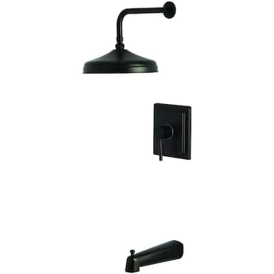 Kingston Brass KB614.DL Tub and Shower Trim Package with 1.8 GPM