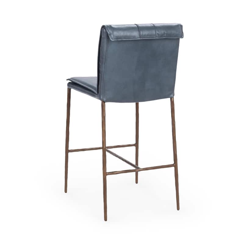 Classic Home Tuscan Leather Bar and Counter Stool