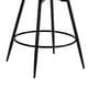 preview thumbnail 12 of 61, Swivel Bar Stools Set Of 2/3/4, Metal Bar Stools, Modern Upholstered Bar Stools For Kitchen Island - 20.3"W X 20.3"D X 39"H