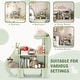 preview thumbnail 9 of 8, Gymax 3-Tier Dinosaur Kids Bookshelf Toy Storage Organizer Montessori
