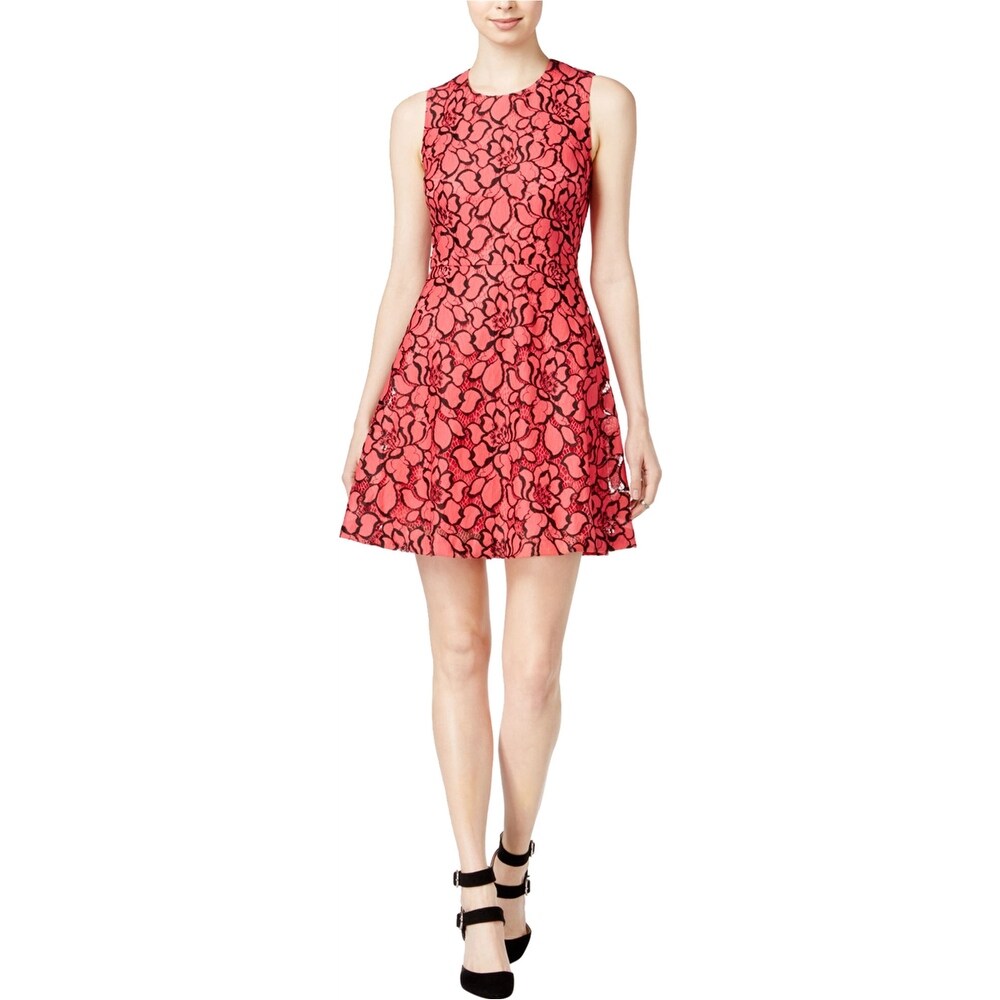 womens red sundress