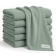 preview thumbnail 6 of 73, Baby Burp Cloths Set, Large 6-Layer, 100% Cotton Comfy Cubs Fern 6P