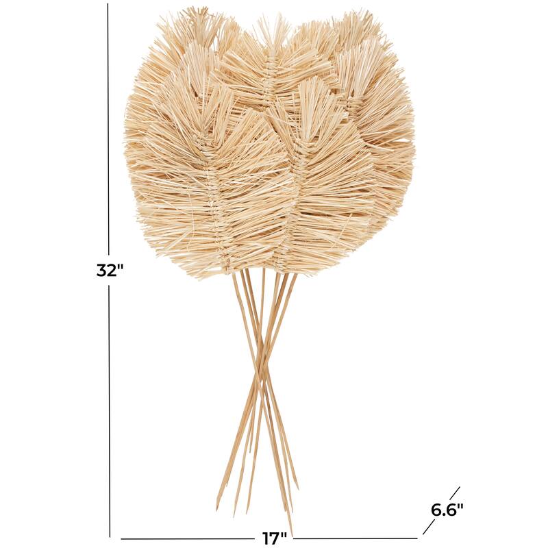 Dried Plant Tall Spear Home Decor Natural Foliage with Sharp Stems - Brown or Light Brown - Roche River Decor