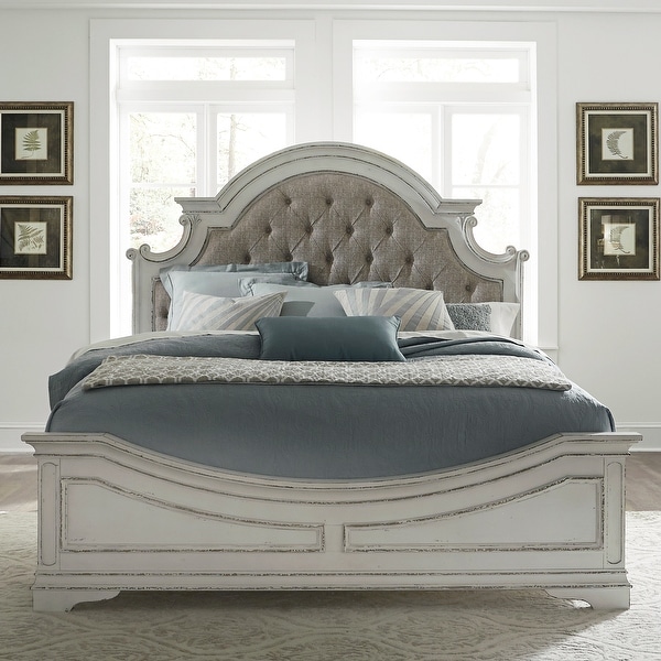 Magnolia upholstered sale bed
