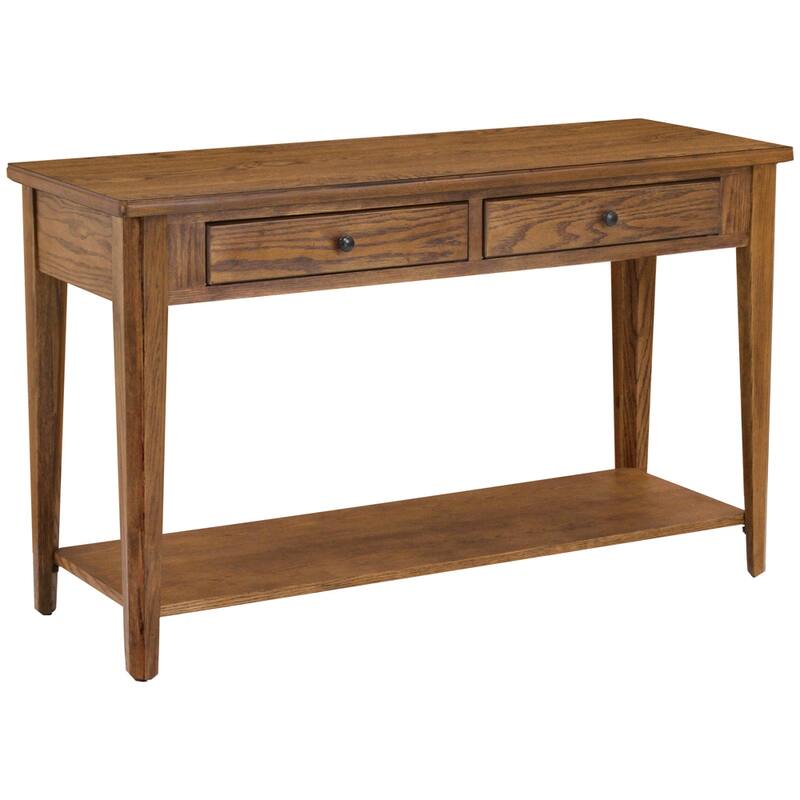 Chromcraft Peter Revington Console Table in Chestnut Finish