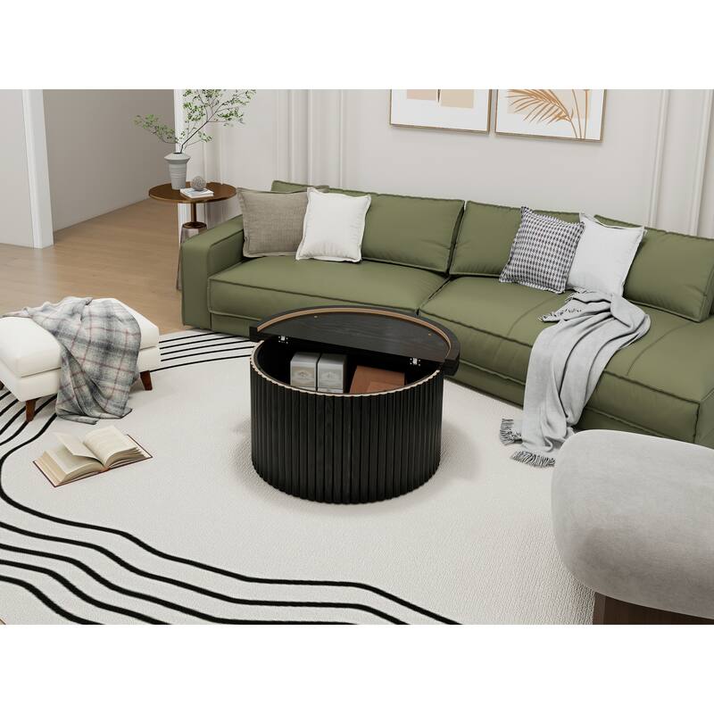 Coffee Table ,Round Coffee Table,Modern Side Tables Accent End Table for Living Room