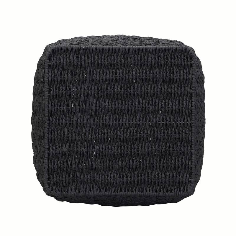 Household Essentials Paper Rope Basket with Handles
