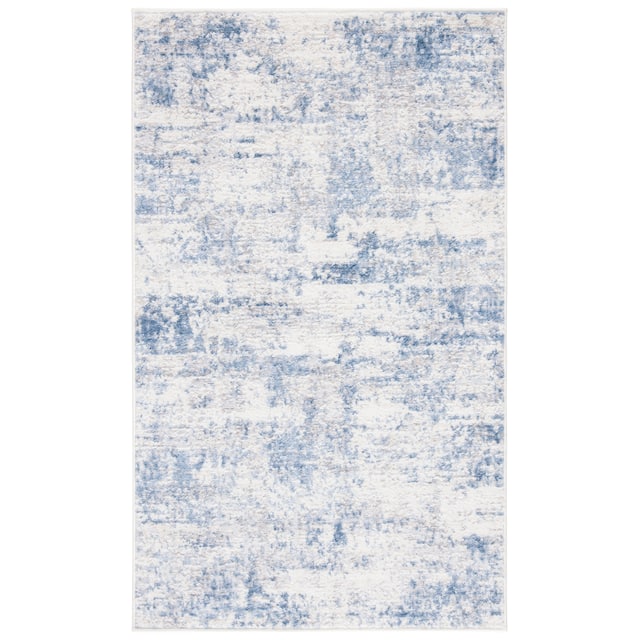 SAFAVIEH Amelia Modern Abstract Rug - 2'2" x 4' - Ivory/Blue