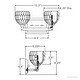preview thumbnail 7 of 6, Luxury Crystal Bathroom Vanity Light, 6.25"H x 12.5"W, Brushed Nickel Finish, Naples Collection - 6.25" H, 12.5" W, 5.25" Dep