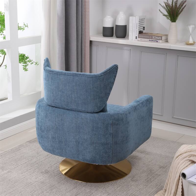 Classic Mid-Century 360-degree Swivel Accent Chair