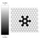 preview thumbnail 4 of 9, Merola Tile Metro 1" Hex Matte White Snowflake 10-1/4"x11-7/8" Porcelain Mosaic Tile