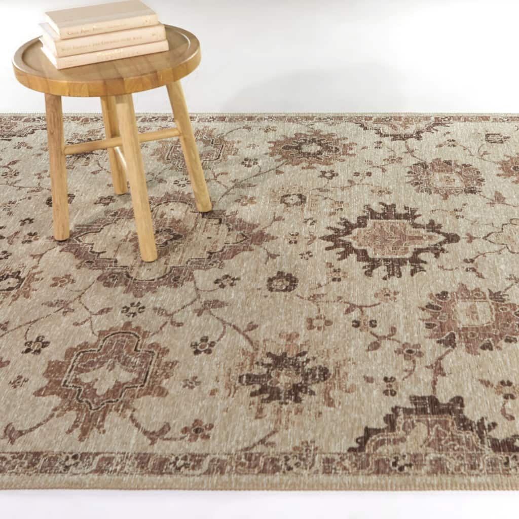 Berengarten Oriental Medallion Indoor/Outdoor Area Rug