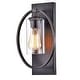preview thumbnail 3 of 5, Anastasia Single Light Wall Sconce with Clear Glass Shade