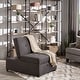preview thumbnail 5 of 30, Winchester Convertible Ottoman Sleeper Lounge by iNSPIRE Q Classic Grey/Black
