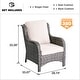 preview thumbnail 12 of 67, OVIOS 2-piece Patio Wicker Chairs Set