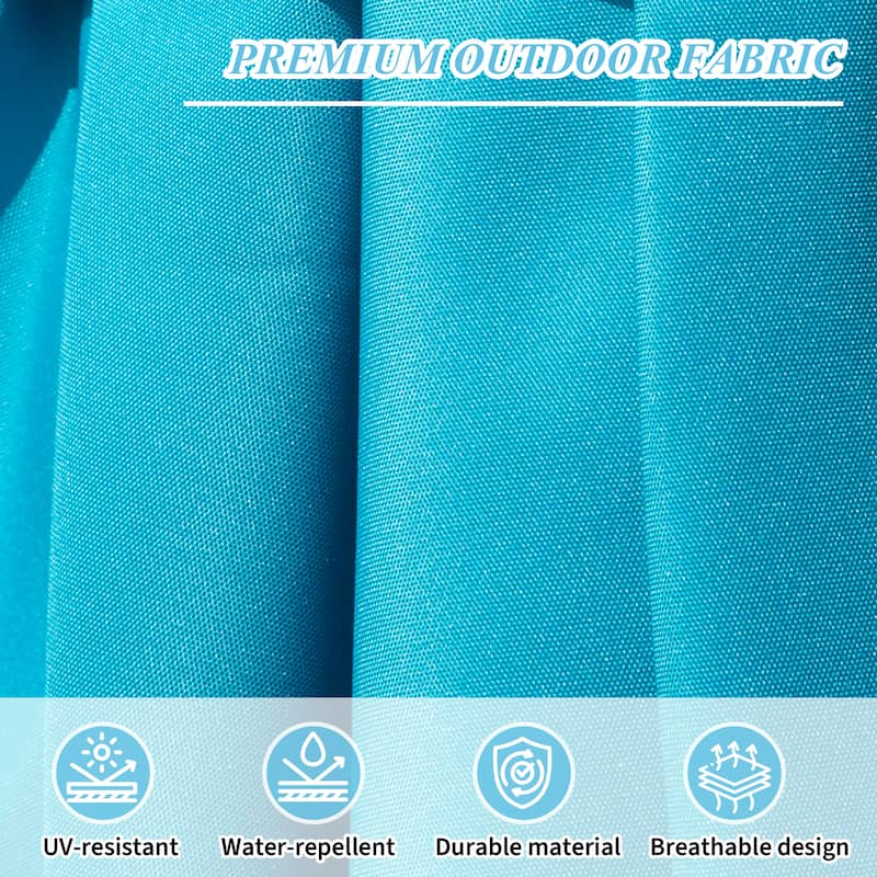 9'x 11' Rectangle Cantilever Umbrella with Center Pole(Base Not Included)