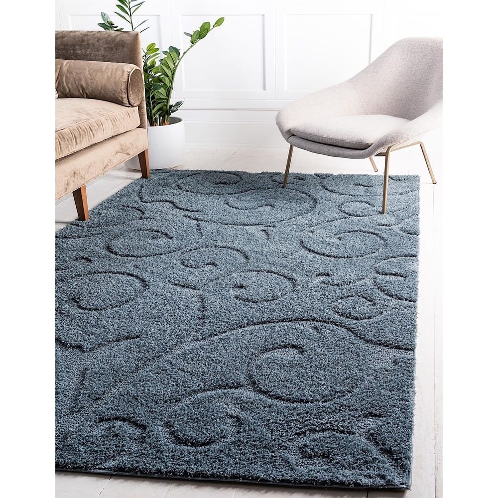 Shag Milson Collection Area Rug