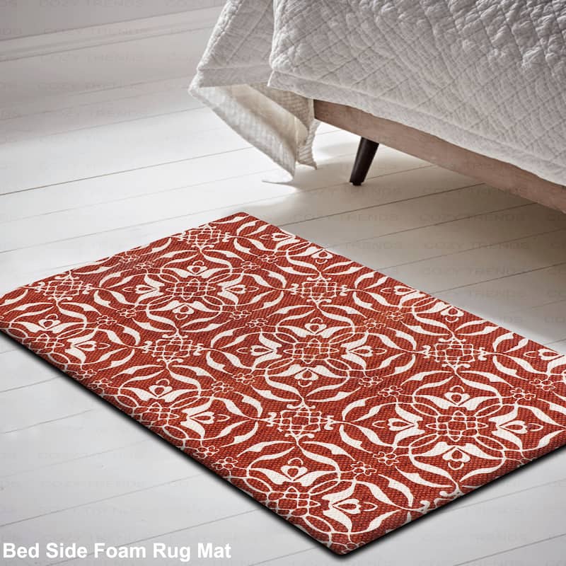 Handwoven Anti Fatigue Cushioned Standing Cotton Doormat/Bathroom/ Kitchen Mat 18"x30"
