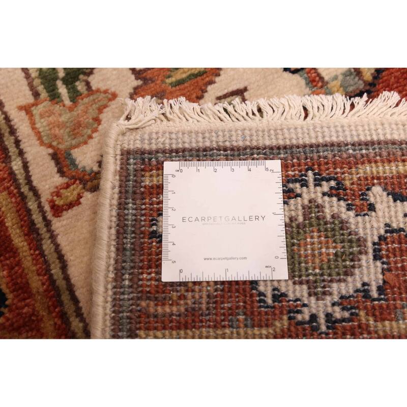 ECARPETGALLERY Hand-knotted Jules Sultane Ivory Wool Rug - 2'9 x 9'11