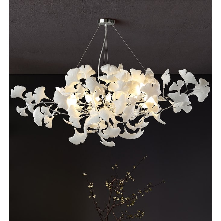 KAYLA Luxury Ginkgo Branch Chandelier for Living Room, Dining Room, Foyer, Kitchen Island
