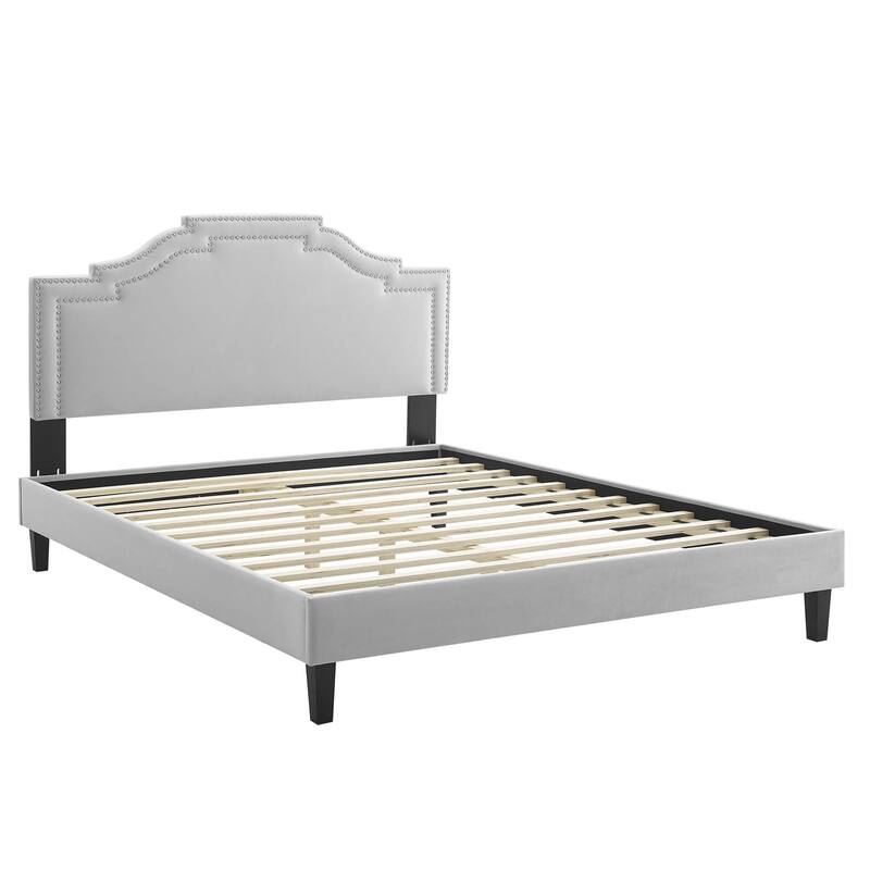 Adelaide Performance Velvet King Platform Bed