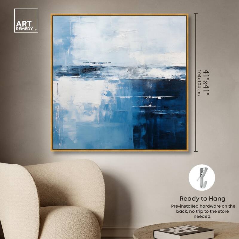 Cool Tones Canvas by Art Remedy