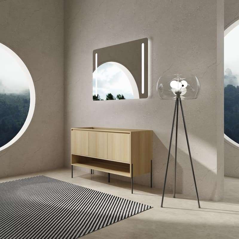 48" Freestanding Bathroom Vanity & 3 Soft-Close Cabinet Doors -Excluding Sink
