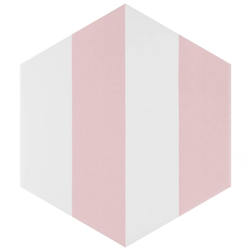 Merola Tile Porto Capri Hex Rose 8-5/8" x 9-7/8" Porcelain Floor and Wall Tile