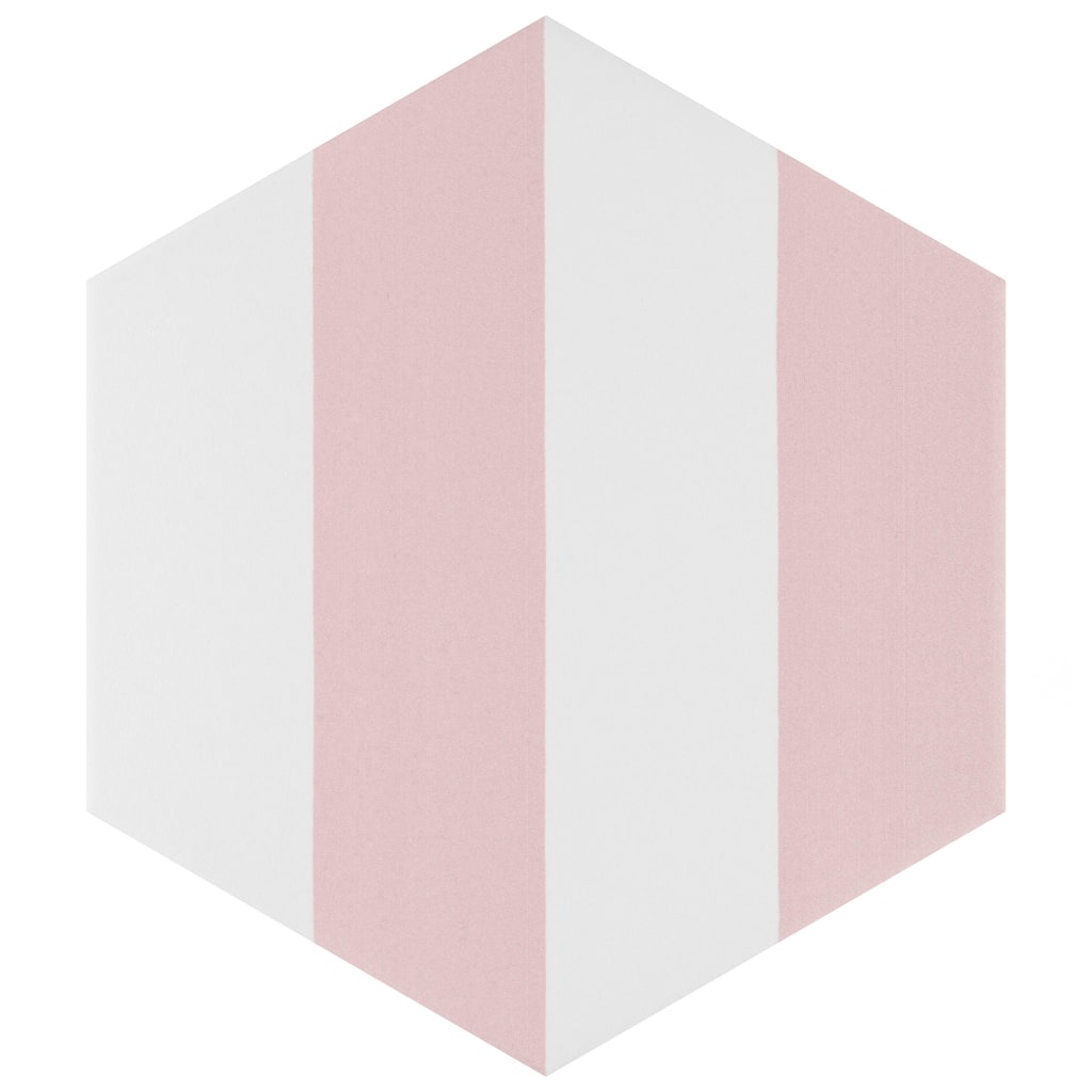 Merola Tile Porto Capri Hex Rose 8-5/8" x 9-7/8" Porcelain Floor and Wall Tile