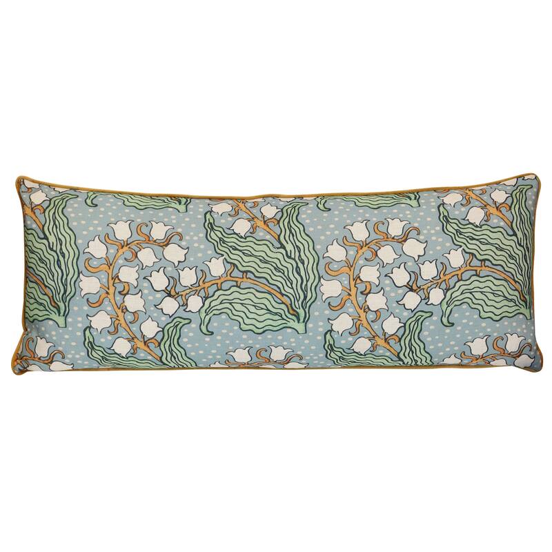 StyleCraft The Willow Cascade Chinoiserie Pillow - Multicolor - 36" x 14"