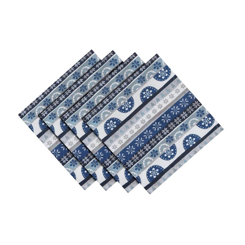 Reindeer Winter Napkin Set of 4 - 20" x 20"