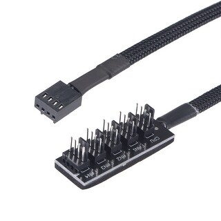 Fan Power Supply Cable 1 to 5 w 4 Pin for Computer CPU 50x18mm Head ...